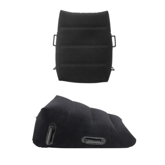 Pernă de sex gonflabilă FETISH FANTASY Ultra Inflatable Position Master, pentru jocuri erotice BDSM, cu mască pentru ochi și mânere pentru stabilitate