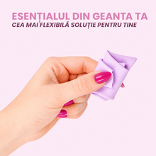 Urinal portabil INTIMICHIC Kibi Portable Urinal, cupă pentru urinare de unică folosință, material TPE flexibil, mov