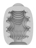 Masturbator 2 în 1 VIBEGGS Ribs Delight, efect autolubrifiant, vibrator bullet inclus, utilizat și ca stimulator clitoris, gri