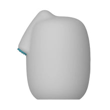 Masturbator 2 în 1 VIBEGGS Blow Misty, efect autolubrifiant, vibrator bullet inclus, utilizat și ca stimulator clitoris, gri
