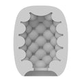 Masturbator 2 în 1 VIBEGGS Blow Misty, efect autolubrifiant, vibrator bullet inclus, utilizat și ca stimulator clitoris, gri