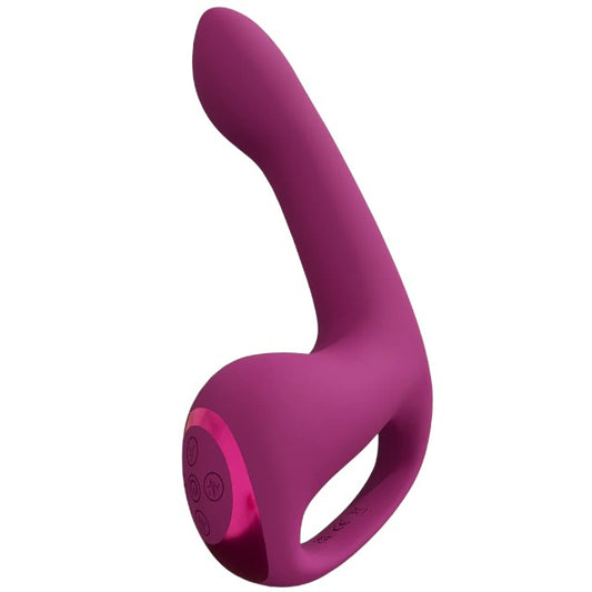 Vibrator VIVE Riko, pentru stimularea clitorisului și punctului G, 1000+ combinații de vibrații, cu mâner ergonomic, roz