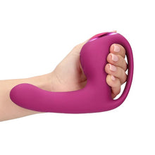Vibrator VIVE Riko, pentru stimularea clitorisului și punctului G, 1000+ combinații de vibrații, cu mâner ergonomic, roz