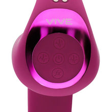 Vibrator VIVE Riko, pentru stimularea clitorisului și punctului G, 1000+ combinații de vibrații, cu mâner ergonomic, roz