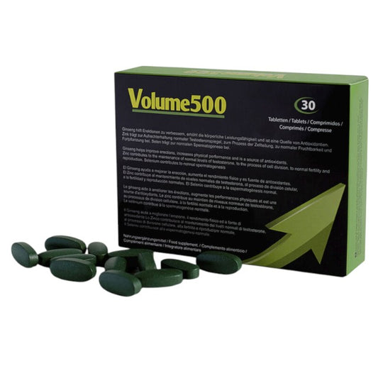 Capsule Volume500, pentru mărire volum și calitate spermă, fertilitate masculină și orgasm intens, 30 buc