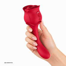 Vibrator Armony - Roselover, pentru stimularea punctului G și aspirarea clitoridiană, 10 funcții de vibrare
