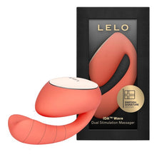 Vibrator dublu LELO IDA WAVE, pentru clitoris și punctul G, control prin aplicație, funcție de rotație, 10 funcții de vibrație, portocaliu