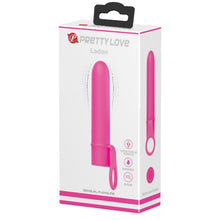Vibrator mini PRETTY LOVE Ledon, 10 funcții de vibrație, rezistent la apă, lungime 13.5 cm, roz