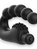 Vibrator anal ADDICTED TOYS Anal Massager, pentru stimularea prostatei, din silicon medical, culoare negru, 11 x 6.3 cm