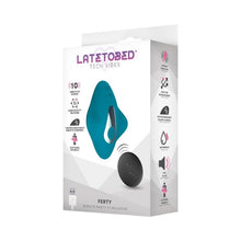 Vibrator pentru chilot LATETOBED Ferty Panty Stimulator, pentru stimularea clitorisului, control prin telecomandă, cu 10 funcții de vibrație, albastru