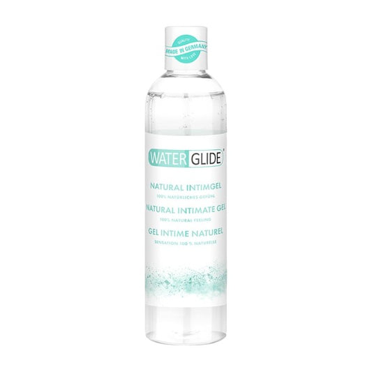 Lubrifiant WATERGLIDE Natural Intimate Gel, pe bază de apă, formulă 100% naturală, efect de lungă durată, 300 ml