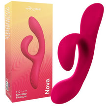 Vibrator dublu WE VIBE NOVA, 2nd generation, pentru stimularea clitorisului și punctului G, control prin aplicație, 10+ funcții de vibrație, culoarea roz