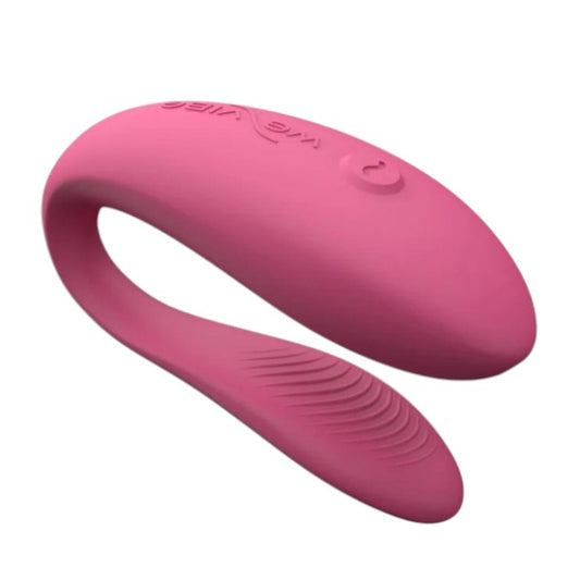 Stimulator WEVIBE - SYNC LITE, control prin aplicatie, pentru stimularea punctului G, clitorisul si penisul in timpul penetrarii, 9 cm, culoarea roz