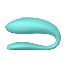 Stimulator WEVIBE - SYNC LITE, control prin aplicatie, pentru stimularea punctului G, clitorisul si penisul in timpul penetrarii, 9 cm, culoarea albastru deschis