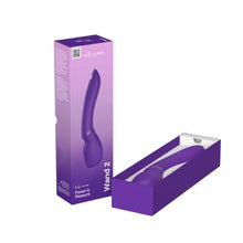 Aparat de masaj WEVIBE Wand 2, pentru corp și zone intime, control prin aplicație, funcții multiple de vibrații, mov