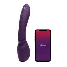 Aparat de masaj WEVIBE Wand 2, pentru corp și zone intime, control prin aplicație, funcții multiple de vibrații, mov