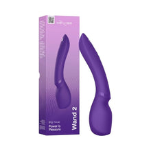Aparat de masaj WEVIBE Wand 2, pentru corp și zone intime, control prin aplicație, funcții multiple de vibrații, mov