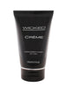 Cremă WICKED CRÉME Masturbation Cream For Men, lubrifiant intim pentru masturbare pe bază de ulei, 120 ml