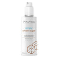 Lubrifiant cu aromă WICKED Simply Brown Sugar, formulă inovatoare pe bază de apă, aromă de zahăr brun, 70 ml (PTS)