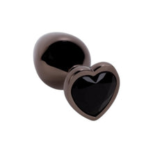 Set plug anal X-MEN Metal Butt Plug, 3 dopuri de dimensiuni progresive, diametre 2.7 - 3.9 cm, baze cu cristal, culoare bronz