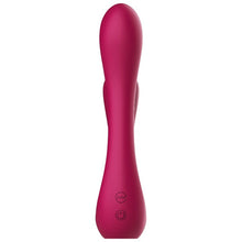 Vibrator dublu XOCOON Sync Sensation Vibrator, pentru stimularea clitorisului și punctului G, 10 funcții de vibrație, roz fuchsia