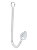 Plug anal YOU2TOYS Bondage Hook, în formă de cârlig de pescuit, pentru jocuri erotice BDSM, lungime 24 cm, argintiu