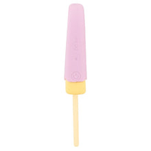 Vibrator YOU2TOYS Vibrating Popsicle, în formă de înghețată, 10 funcții de vibrație, din silicon, mov cu galben