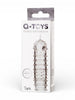 Manșon pentru penis A-TOYS Tark, pentru îngroșare și stimulare intensă, texturat, cu striații, transparent, 14 cm