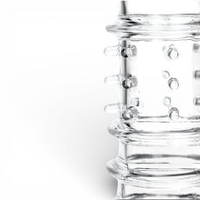 Manșon pentru penis A-TOYS Tark, pentru îngroșare și stimulare intensă, texturat, cu striații, transparent, 14 cm