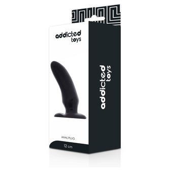 Plug anal ADDICTED TOYS, din silicon, negru, 12 cm