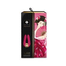 Vibrator Shunga - Aiko, pentru clitoris, 10 functii de vibratie, Raspberry, 10.8 cm