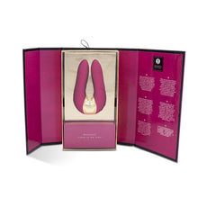 Vibrator Shunga - Aiko, pentru clitoris, 10 functii de vibratie, Raspberry, 10.8 cm