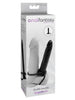 Inel dublu pentru penis cu dildo PIPEDREAM Anal Fantasy, pentru dublă penetrare, lungime 13.1 cm, negru