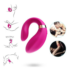 Vibrator ARMONY - CRESCENT, pentru cupluri, 9 moduri de vibrare, fucsia