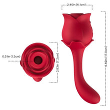 Vibrator Armony - Roselover, pentru stimularea punctului G si aspirarea clitoridiana, 10 functii de vibrare