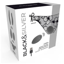 Vibrator Stimulator Black & Silver ZARA cu telecomanda și lenjerie intima inclusa