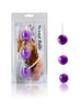 Set 3 bile anale BAILE, din material premium ABS, cu inel pentru extracție, diametru bile 3.4 cm, lungime 20 cm, violet