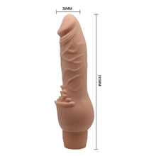 Vibrator BAILE - CLARK Soft Skin, culoarea pielii, 19.5 cm