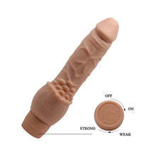 Vibrator BAILE - CLARK Soft Skin, culoarea pielii, 19.5 cm