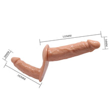 Ham Strap-On BAILE - ULTRA PASSIONATE DOUBLE DILDOS, dubla placere, 13.5 cm + 10.2 cm