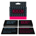 Joc pentru cupluri KHEPER GAMES Bedroom Commands, cu provocări erotice, 108 cărți