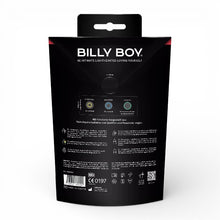 Prezervative BILLY BOY All Pleasure, cu 7 modele de prezervative, clasice, colorate, aromate și cu inel integrat, 40 bucăți