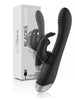 Vibrator BLACK&SILVER Adam, 10 functii de vibrare si stimulator tip rabbit