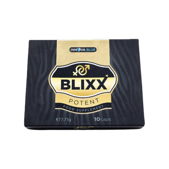 Capsule BLIXX Potent, unisex, pentru libido, potență și îmbunătățirea performanțelor sexuale, cu guarana și ginseng, 10 buc