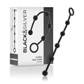 Rozariu Anal BLACK&SILVER - KORG pentru incepatori, 21 cm