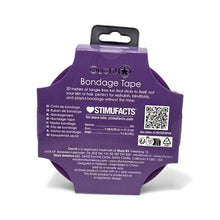 Bandă OUCH! Bondage Tape, pentru jocuri erotice BDSM, nelipicioasă, lungime 20 m, culoare mov