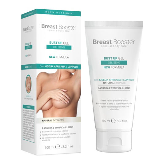 Gel pentru fermitate și ridicare sâni BREAST BOOSTER Bust Up Gel, cu Kigelia și castan sălbatic, efect anti-îmbătrânire, 100 ml
