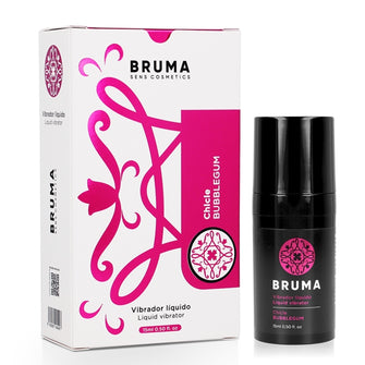 Gel pentru stimulare si excitare BRUMA - LIQUID VIBRATOR, senzatie de furnicaturi, aroma de bubblegum, 15 ml