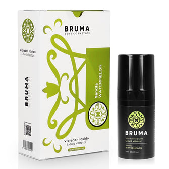 Gel pentru stimulare si excitare BRUMA - LIQUID VIBRATOR, senzatie de furnicaturi, aroma de pepene, 15 ml