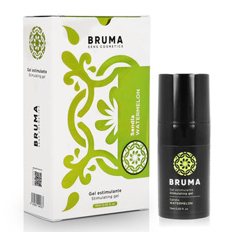 Gel pentru stimulare si excitare BRUMA - INTENSIFYING BALM, senzatie de furnicaturi, aroma de pepene, 15 ml